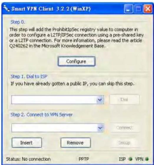 Draytek Vigor2950 - Settings in the remote host: - 1