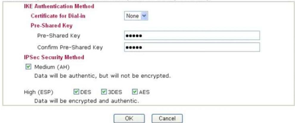 Draytek Vigor2950 - Settings in Router B in the remote office: - 2