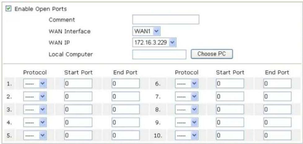 Draytek Vigor2950 - Open Ports - 1