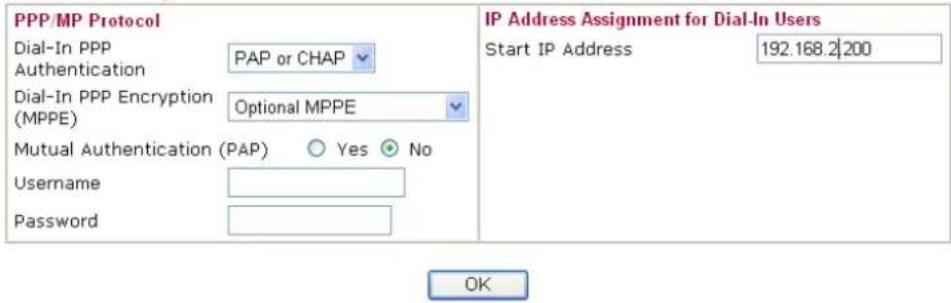 Draytek Vigor2950 - Settings in Router B in the remote office: - 1