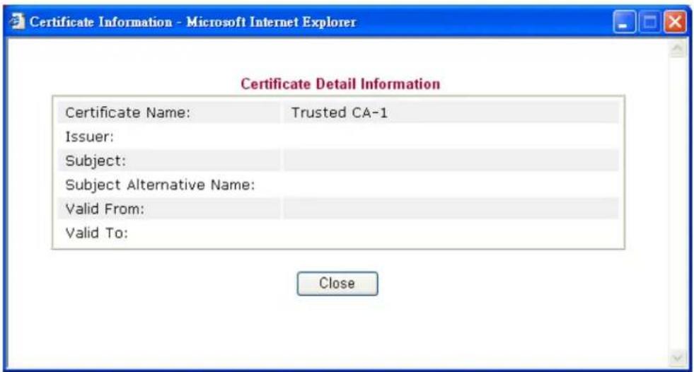 Draytek Vigor2950 - Trusted CA Certificate - 2