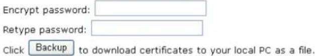 Draytek Vigor2950 - Certificate Backup / Restoration - 1