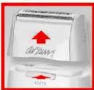 Arzum AR532 - CLEANING THE SPECIAL SHAVER HEAD FOR SENSITIVE AREAS - 1