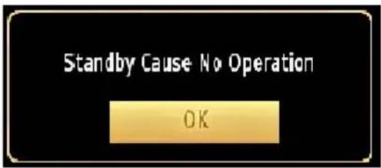 Standby Cause No Operation OK