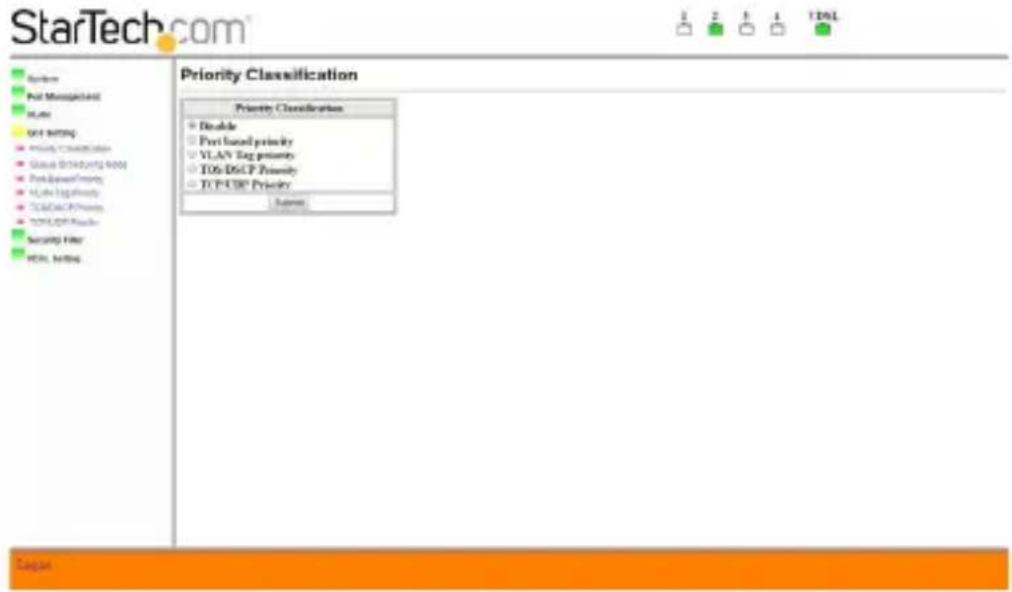 StarTech.com Priority Classification Priority Classification Double Dual based priority VLAN Tag priority T06-DGUP Priority T07-FUSP Priority Summary Category