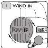 DUALIT 89300 - RETRACTABLE CORD - 1