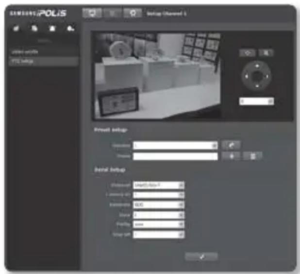 SEMICON/POLIS Setup (Channel 1) Video preview PTC setup Pixel setup Composition: Theta: Pixel setup Duration: 0.0000000000 Time: 0.0000000000 Resolution: 600 Size: 4 Position: none Setting: 45