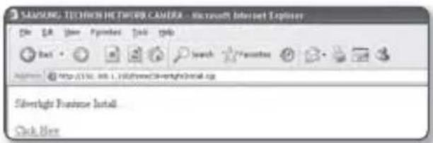 SAMSUNG TECHNOLOGY CANDIUM - Microsoft Internet Explorer File Edit View Favorites Tools Help Back Search Favorites Application http://156.86.1.2000/34-########.html.cq Silverlight Business Install Click Here