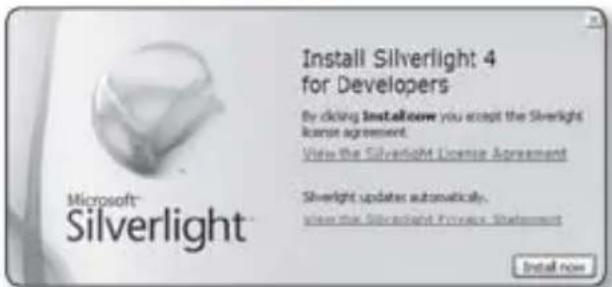 Microsoft Silverlight Install Silverlight 4 for Developers by doing install now you accept the Silverlight license agreement. View the Silverlight License Agreement Silverlight updates automatically. View the Silverlight Privacy Statement Install now
