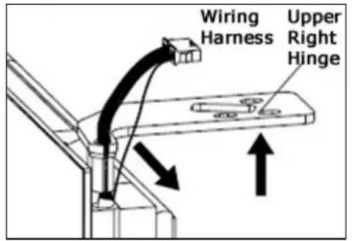 Wiring Harness Upper Right Hinge