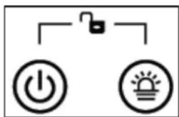 BAUMATIC BWC455BGL - Unlocking the control panel - 1