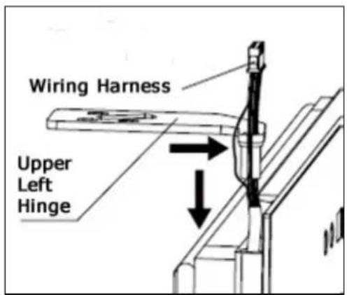 Wiring Harness Upper Left Hinge