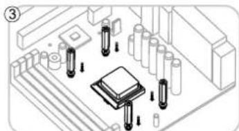 DeepCool Icewing 5 Pro - AMD AM3/AM2+/AM2 Installation 安装步骤 - 3