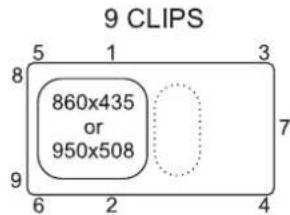 LEISURE LE95SB - Recommended tightening sequence for sink fi xing clips - 2
