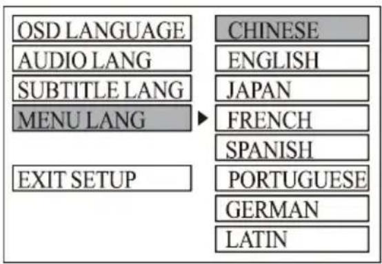 VIETA VC-HD6200BT - Language Setup - 5