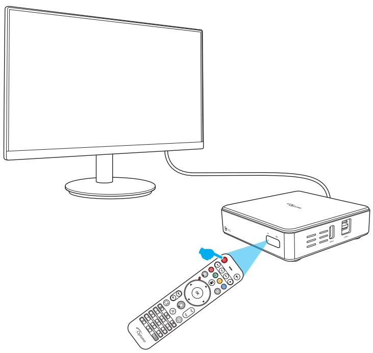 OPTOMA OCH100 - Mise sous tension du Hub OC - 1