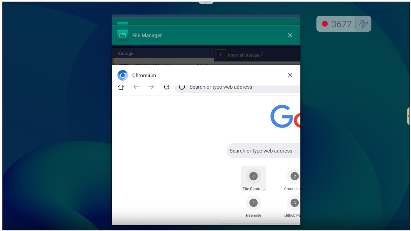 File Manager Storage Internal Storage / Chromium Search or type web address Search or type web address C The Chromi... F freenode Chromium G Github Pa