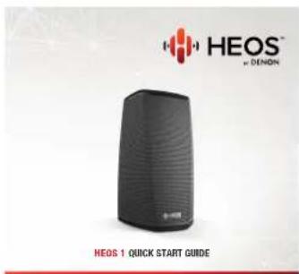 HEOS DENON HEOS 1 QUICK START GUIDE
