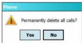 ZEBRA MC75 - Deleting All Call History Items - 2