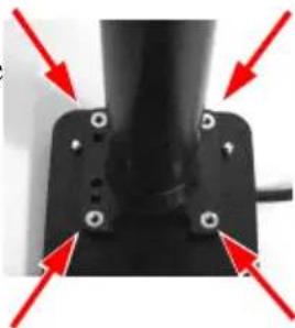 Posiflex PD-2800UN - INSTALLATION FOR REAR BASE MOUNT MODEL - 2