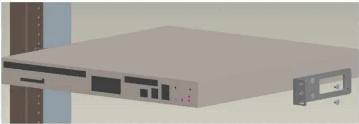 HP TippingPoint S8005F - Two-Post Rack Mount for 1U Chassis - 3