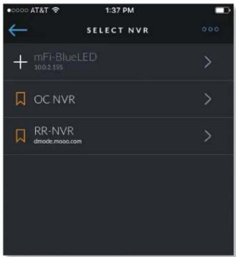 mFi-BlueLED 100.2.155 OC NVR RR-NVR dmode.mooo.com