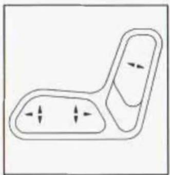 Simple line drawing of a mechanical part with two internal features and directional arrows (no text or symbols)