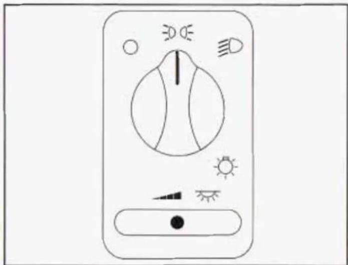 Line drawing of a portable air conditioner with sun, flame, and control buttons (no text or symbols)