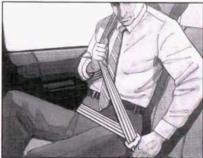 Illustration of a man in a suit sitting inside a car, holding a rifle (no text or symbols visible)