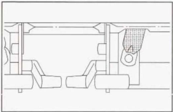 Technical line drawing of a mechanical assembly with no visible text or symbols