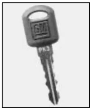 Close-up of a standard key with no visible text or symbols on its body