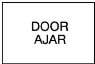 DOOR AJAR