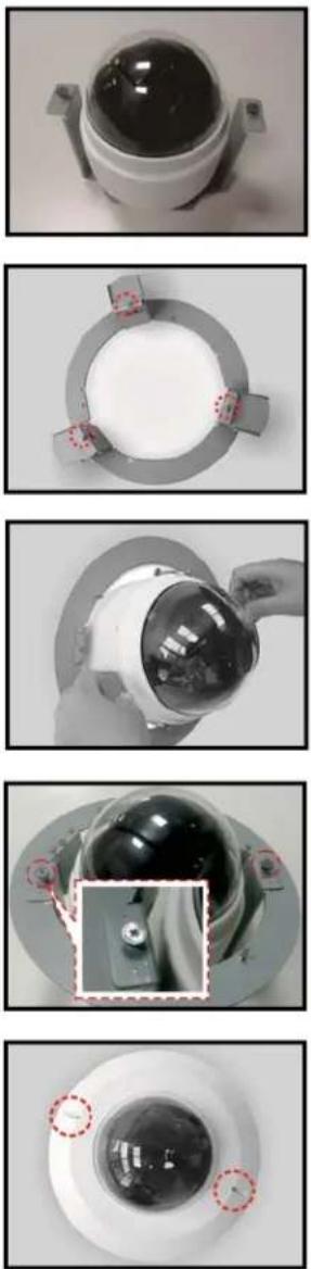TOSHIBA IKS-WP806 - Installation with Ceiling Flush Mount Kit - 1