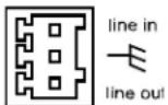 TOSHIBA IKS-WP806 - Audio Input/Output Connection - 1