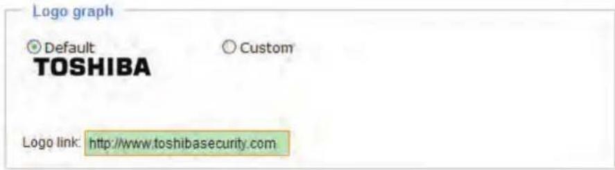 Logo graph Default TOSHIBA Custom Logo link: http://www.toshibasecurity.com
