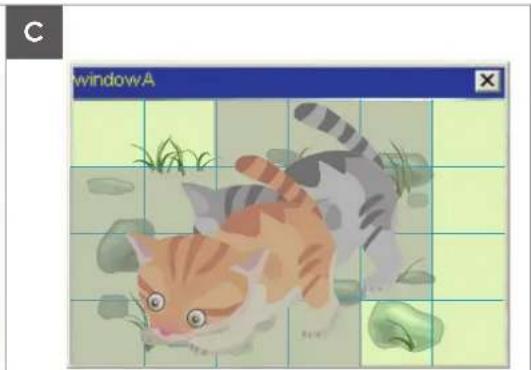 Illustration of a cat and a striped cat playing in a grassy field (no text or symbols)