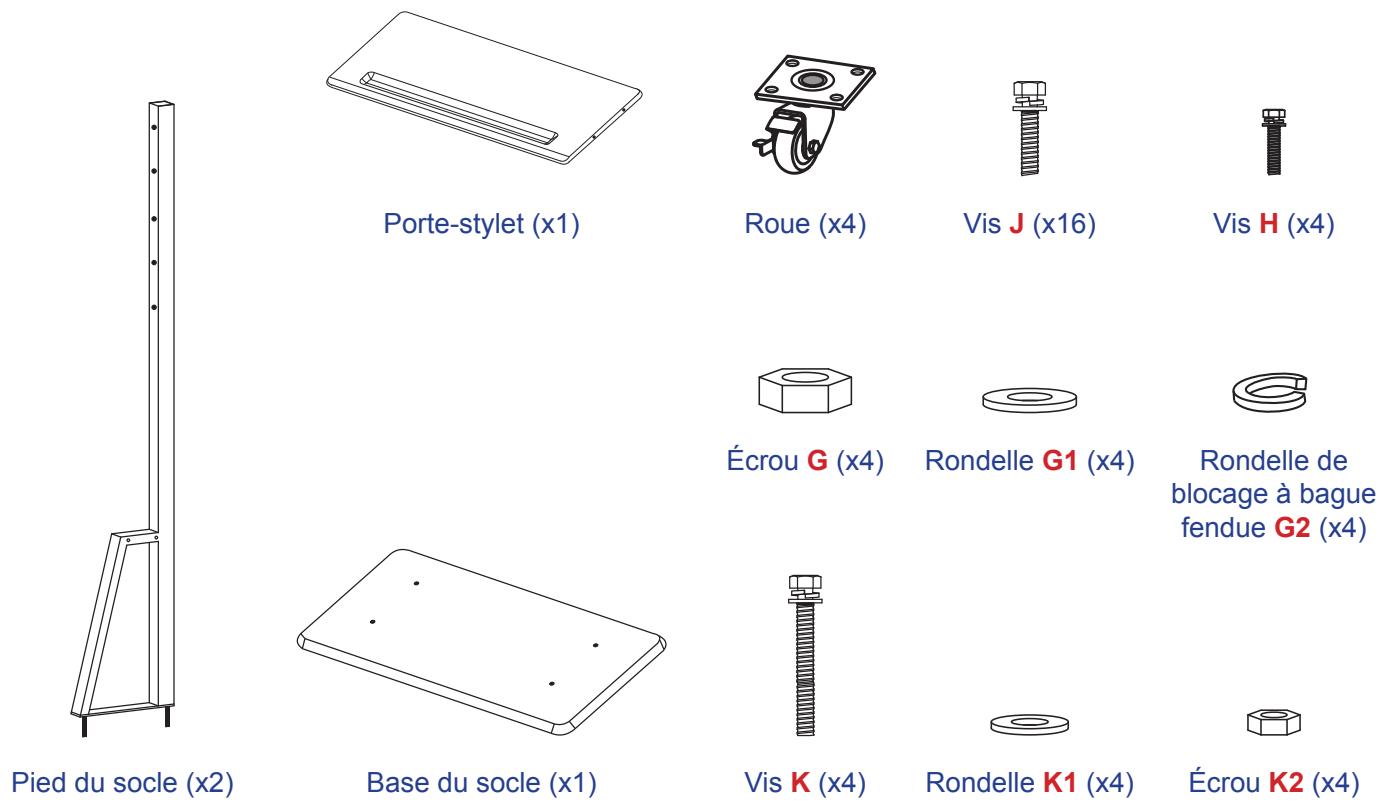 OPTOMA OP861RK+ - Installation par montage sur socle (en option) - 1