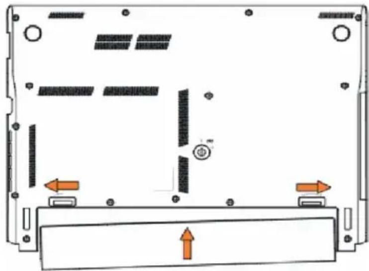 VIEWSONIC VNB131 - Installing the battery - 1