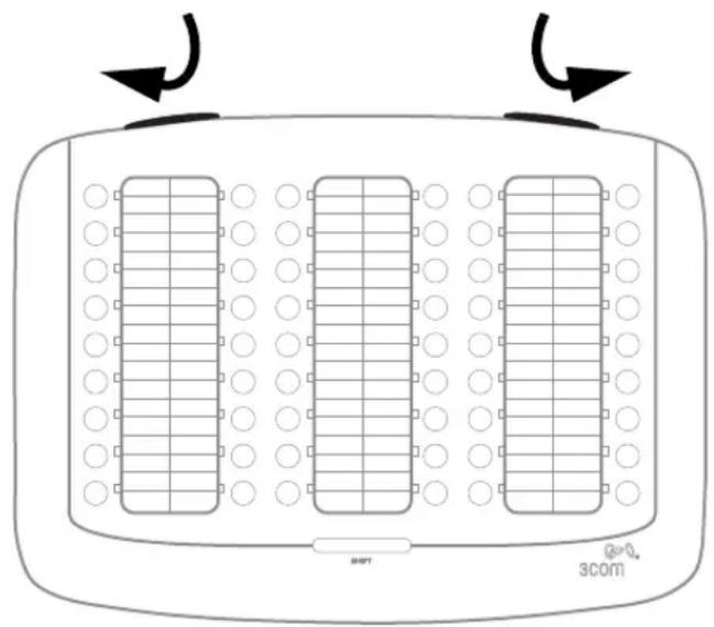 3com Shift ←0.