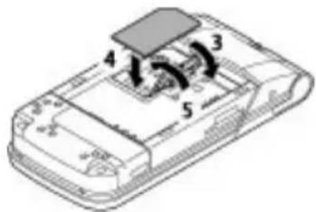 Diagram of a mobile device with numbered components and signal flow arrows indicating data or signal paths.