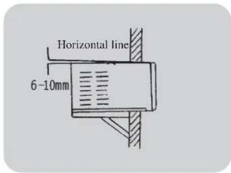 Horizontal line 6-10mm