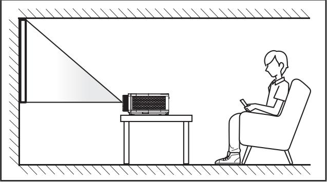 OPTOMA Photon Beam PK52 - Installation du projecteur - 1