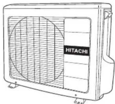 HITACHI RAS-24LH1 - ВНУТРЕННИЙ БЛОК/НАРУЖНЫЙ БЛОК - 1