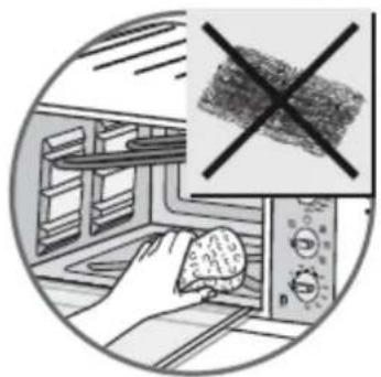 Illustration of a kitchen appliance with a hand holding a bread roll and a crossed-out 'X' symbol (no text or labels)