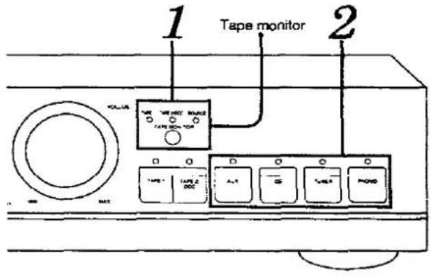 1 Tape monitor 2
