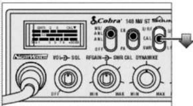 Cobra' 140 MW ST SOUN MIN/ANL ANL OFF EA R/RF CAI SWR V MAX OFF MIN MAX MIN MAX