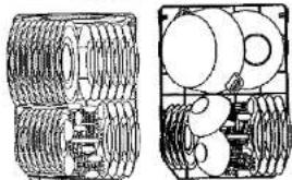 NORDMENDE DFSN45 - LOADING THE LOWER BASKET - 1