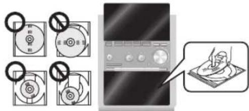 Diagram illustrating the process of disc removal and cleaning, showing numbered components and a close-up of the clean surface.