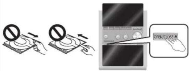 Diagram illustrating a switch operation with no symbols and a close button labeled 'OPEN/CLOSE'