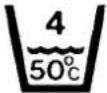 Creda 11800 - International Textile care label codes - 5